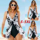 Women’s One Piece Swimsuit With Flowy Fabric