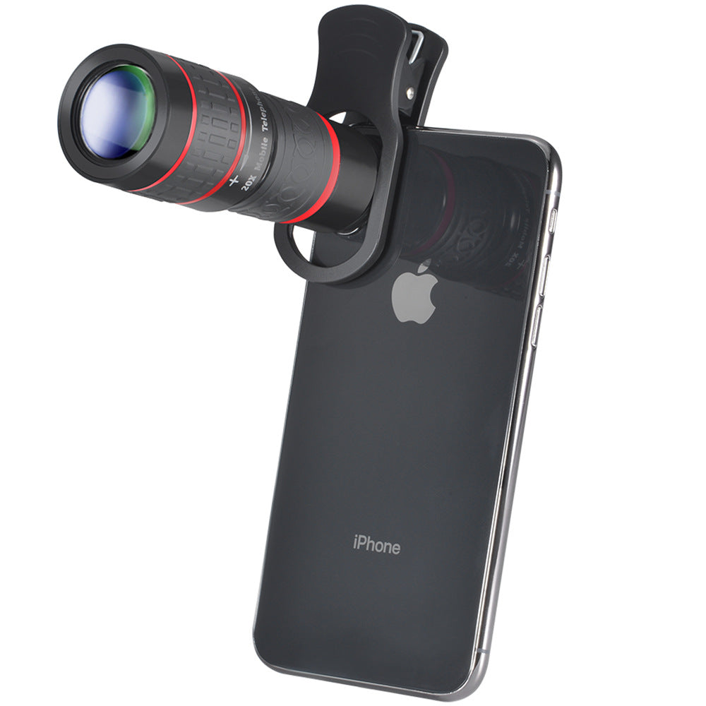 20X Mobile Phone Telescope With Universal Clip And Eye Mask