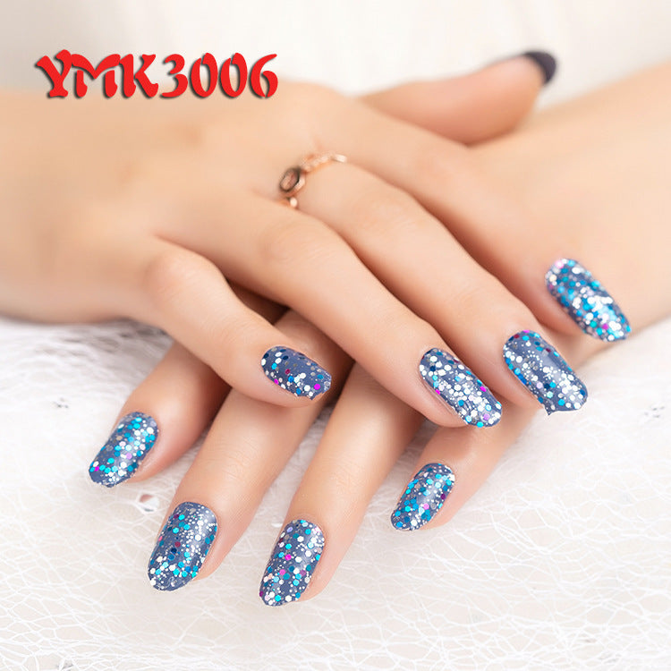 Glittery Galaxy Nail voor vrouwen voor nepnagels