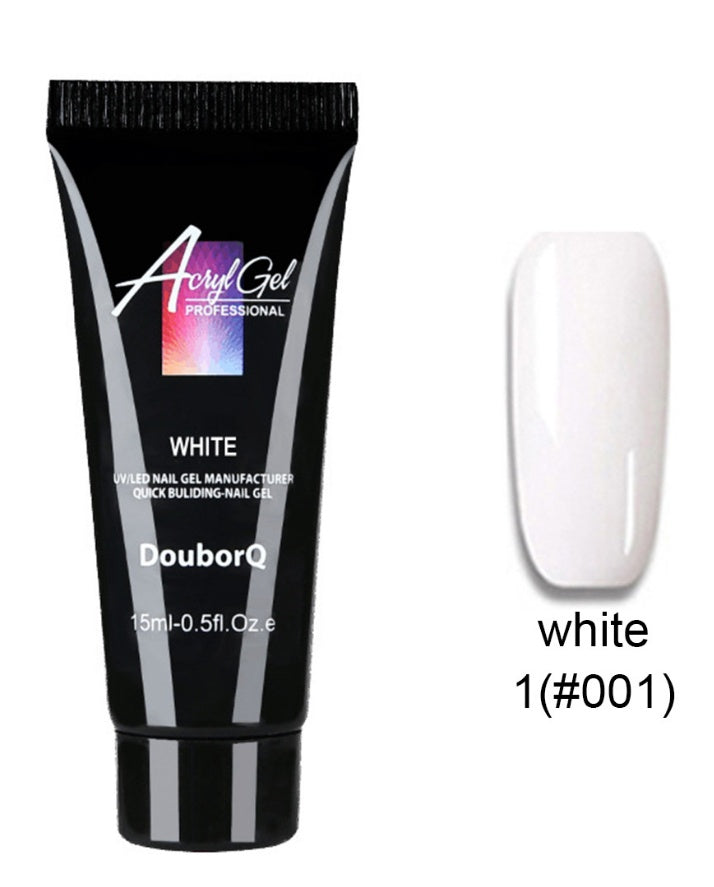 Professional Quality White Poly Gel for DIY Nails