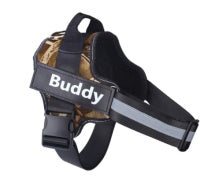 Customizable Dog Harness With Personalized Name Patch