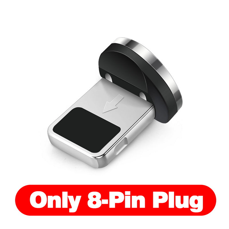 Magnetic Fast?Charging Cable With Swappable Micro?USB, Lightning, Type?C Heads