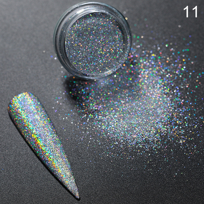 Glittery and Glitzy Nail Powder in Multiple Color Options