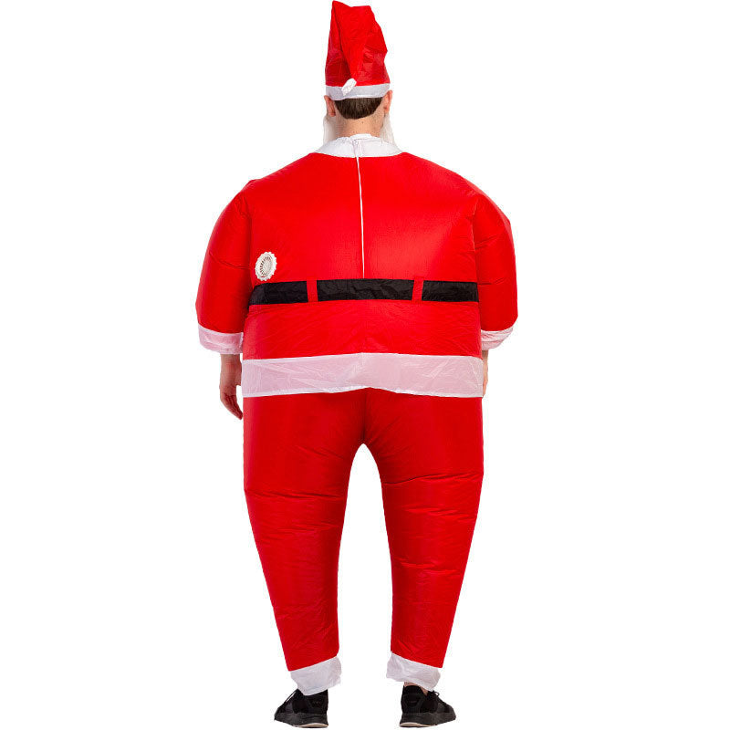 Funny Blow Up Inflatable Santa Claus Costume for Adults