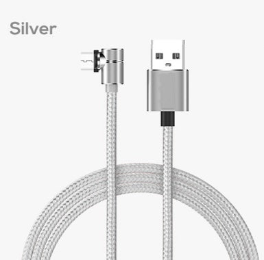 Magnetic Fast?Charging Cable With Swappable Micro?USB, Lightning, Type?C Heads