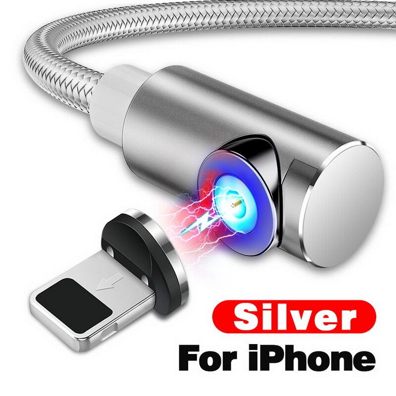 Magnetic Fast?Charging Cable With Swappable Micro?USB, Lightning, Type?C Heads