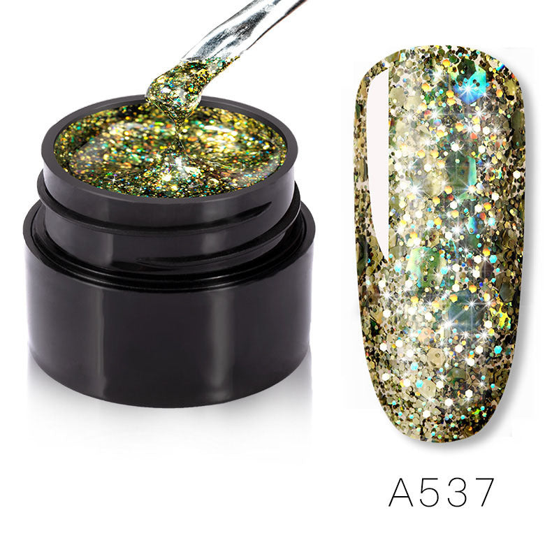 Glittery schittert nagellak in meerdere kleurencombinaties