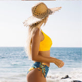 Women’s Two Piece Lemon Themed Bikini Set