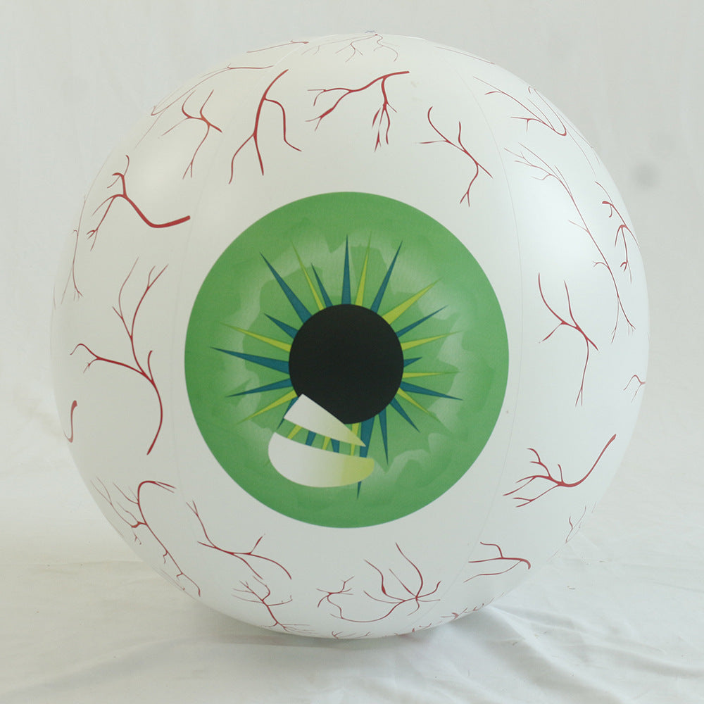 Inflatable PVC Eyeball Decorations with LED Light Inserts