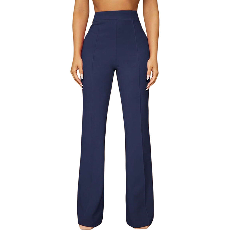 High Waist All-matching Fashion Business Commute Fall Women's Clothing Casual Business Pants Trousers