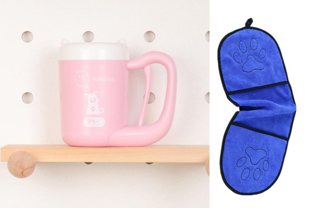 Silicone Pet Paw Washer Cup For Quick Cleaning