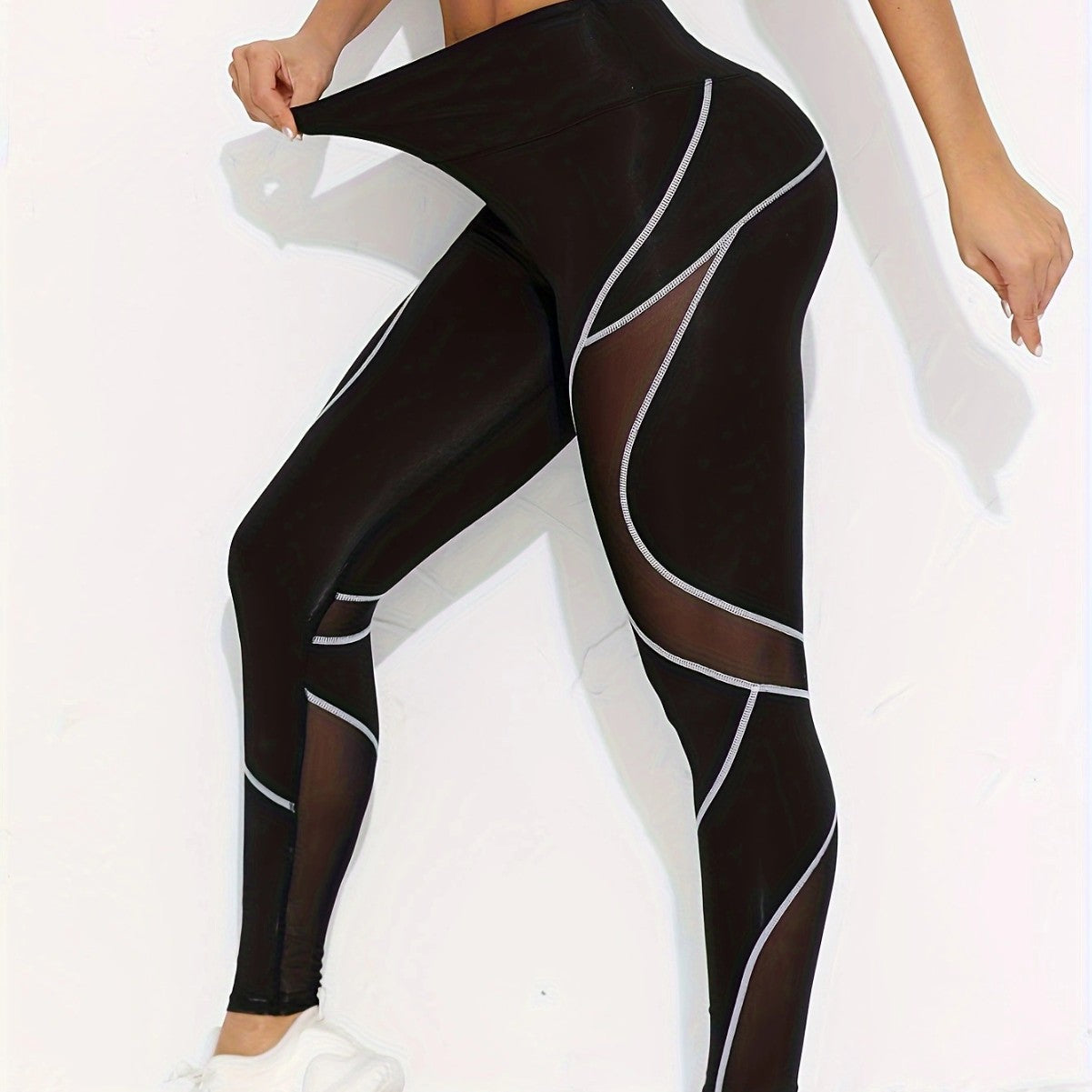 Women's Trousers Elastic Compression Pants Sports Tight