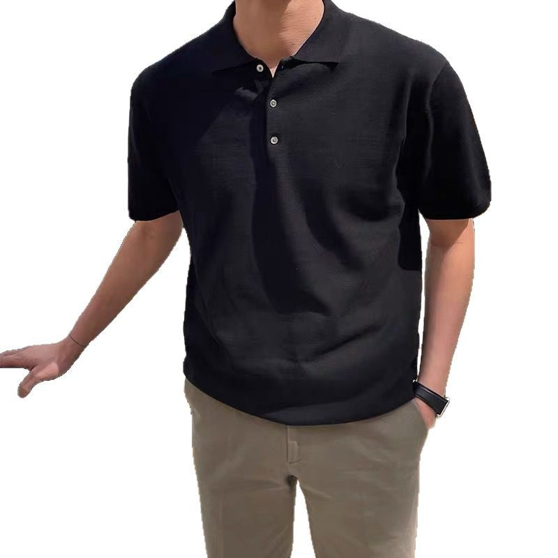 Summer Thin Men's Slim Casual Polo Shirt