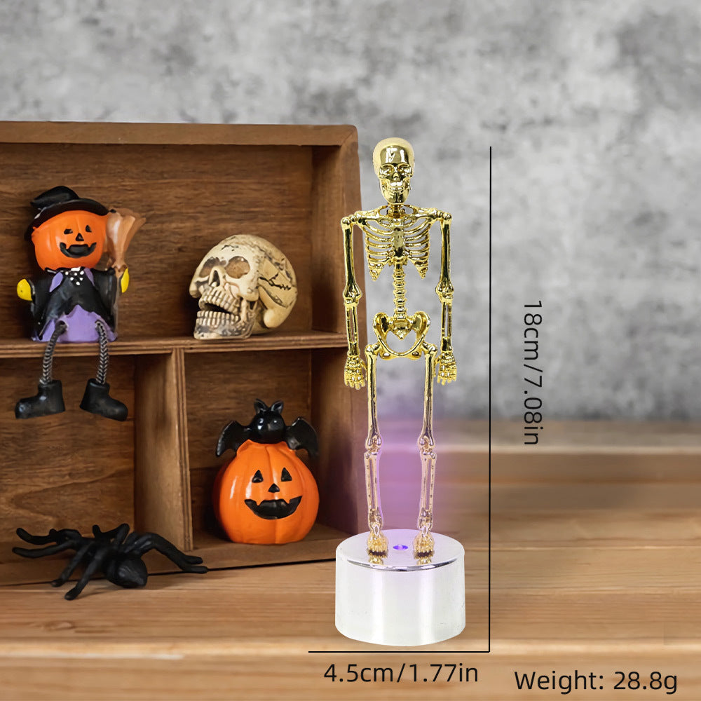 Skelet thema valse vlam kaarsen Halloween -decoratie