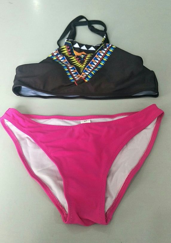 Five-Color Split Bikini Set for Trendsetters-Theone Apparel