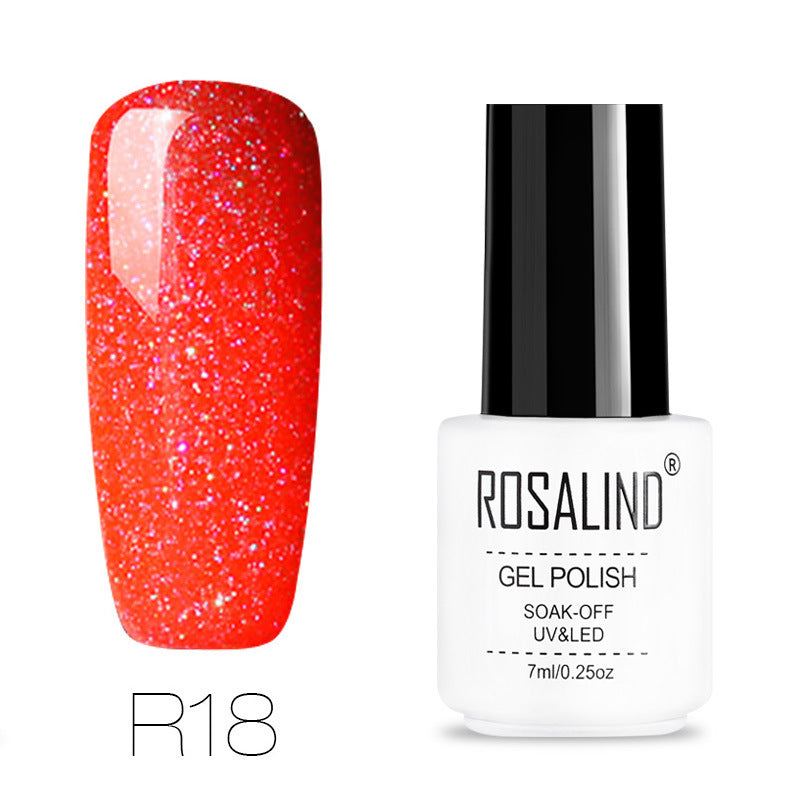 Glittering Stars Sparkly Soak Off Gel Nail Polish-R18-Theone Apparel