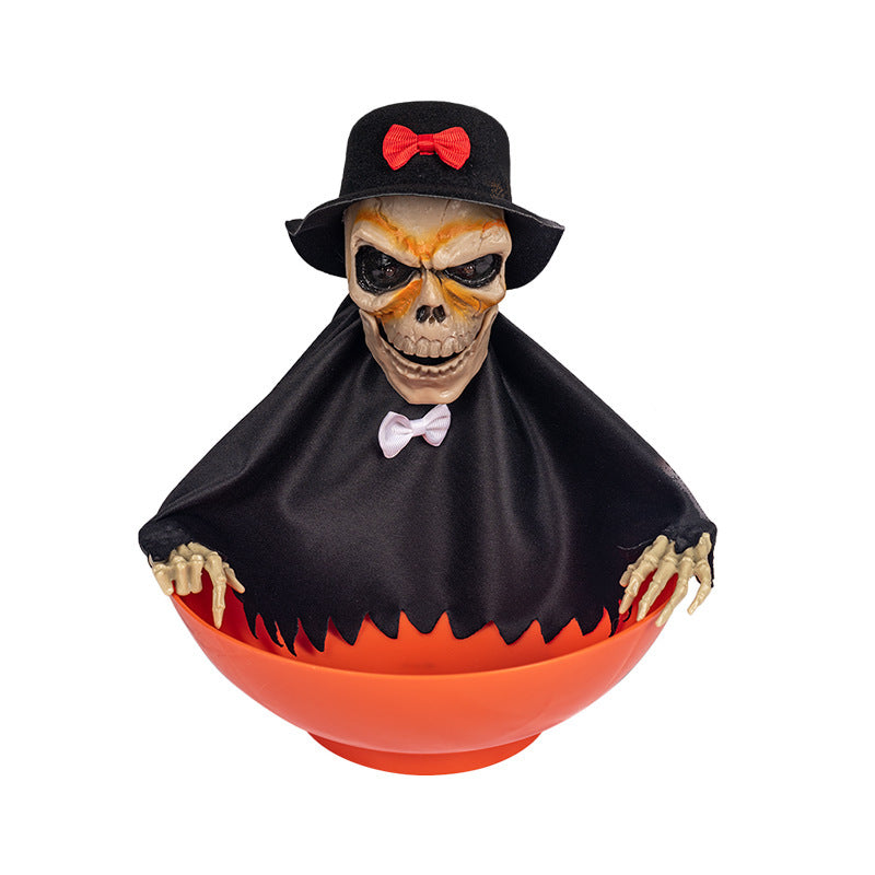 Halloween Ghoul Trick or Treat Bowl with Covering-Theone Apparel