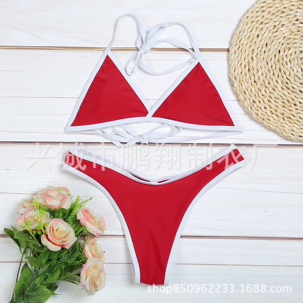 Sexy Women’s Red Bikini for Ultimate Beach Confidence-Red-Theone Apparel