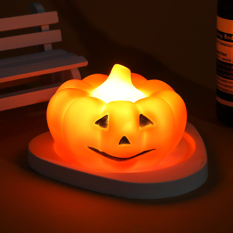 Skull, Pumpkin and Ghost Halloween Themed LED Night Light-Pumpkin Lamp C-Theone Apparel