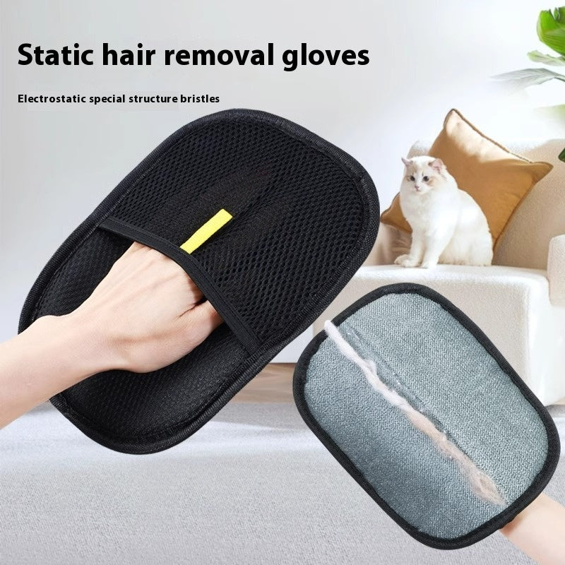 Pet Hair Remover Mitt Glove For Grooming And Deshedding