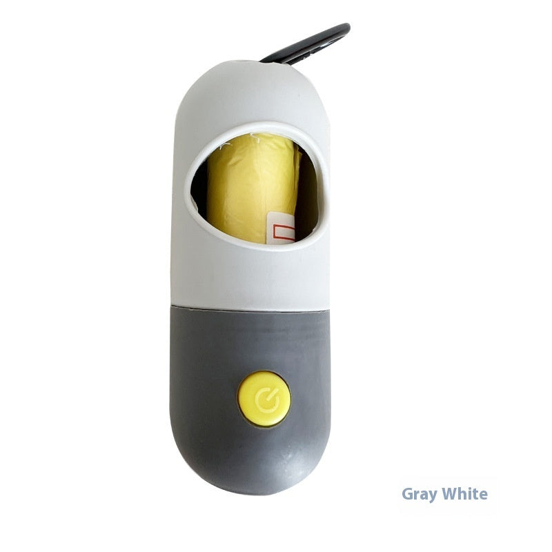 LED Light Pet Waste Bag Dispenser For Easy Cleanup