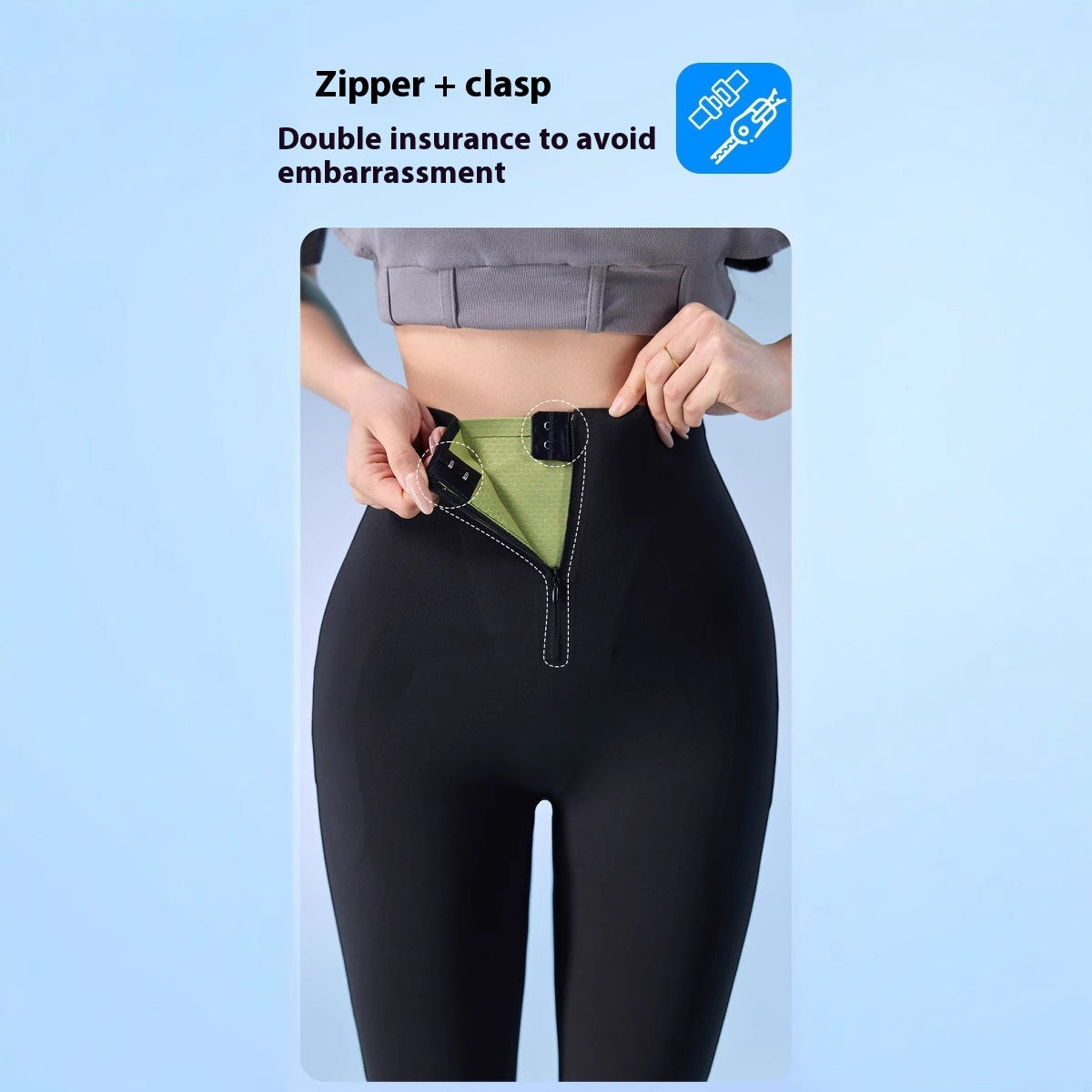High Waist Plastic Mermaid Bell-bottom Hip Raise Yoga Pants