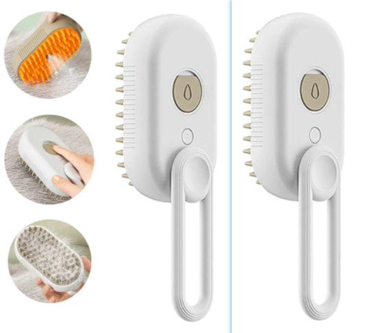 3 In 1 Electric Cat Steam Brush For Grooming And Massage