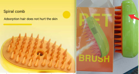 3 In 1 Electric Steam Brush For Grooming And Massage