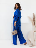 3/4 Length Sleeve Pantsuit - THEONE APPAREL