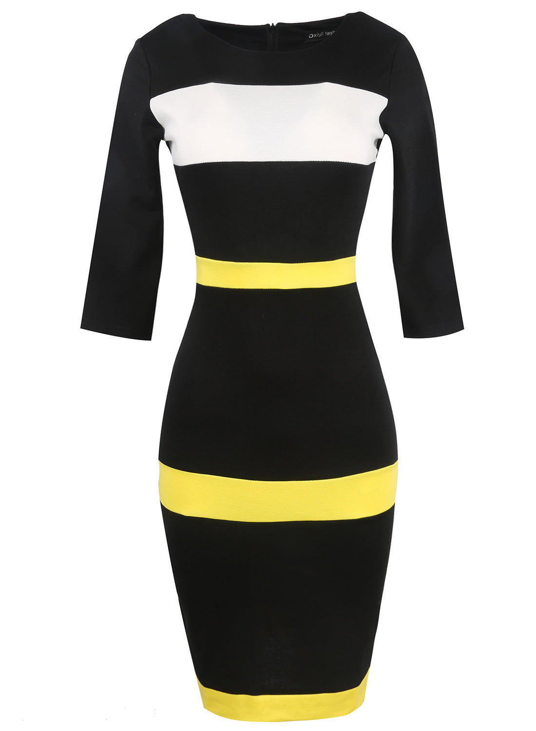 Mod Stripe Blocked Sheath Dress