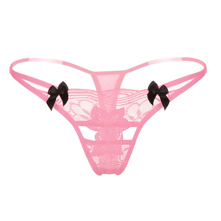 Panty de lacet d'applique floral