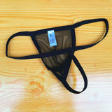 Transparent Mesh Thong Underwear