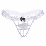 Applique florale de brin de perle g String