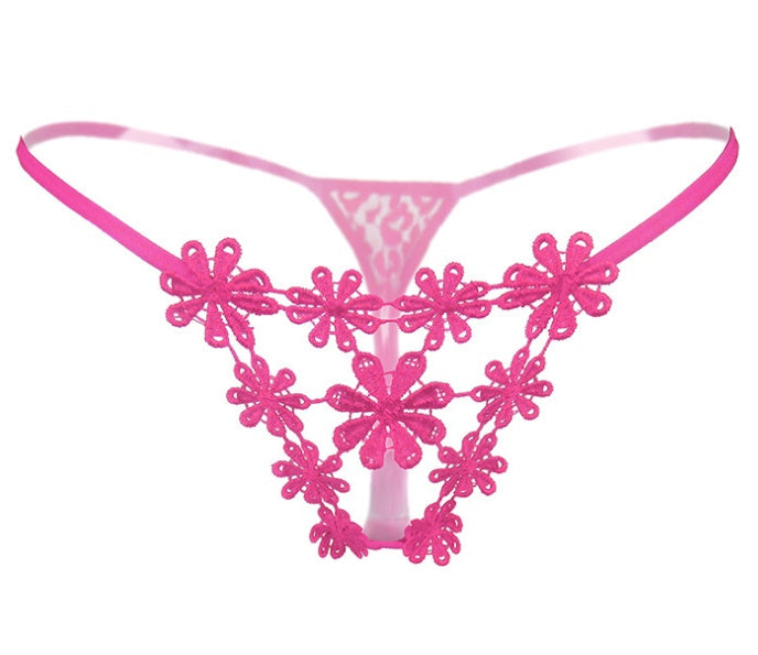 Flowers Front G String Panty