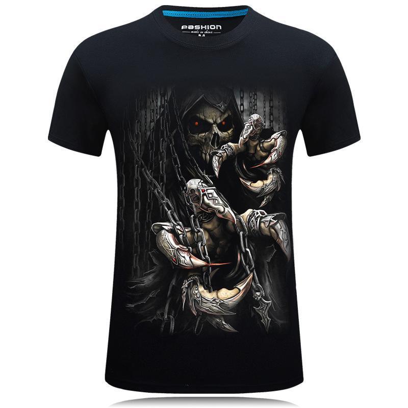 Camisa gráfica de mãos da morte