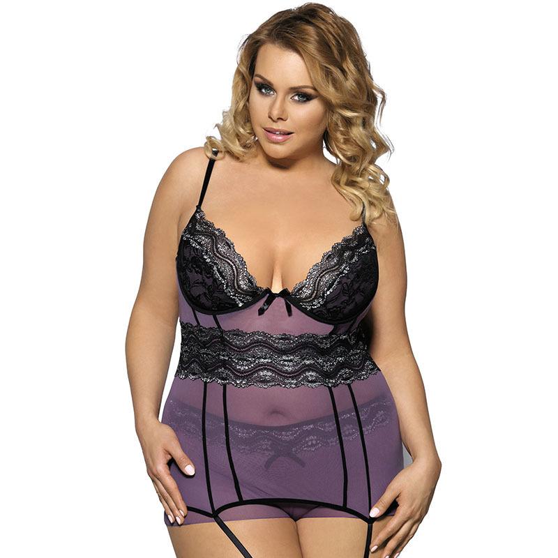 Plus size rendado rendado