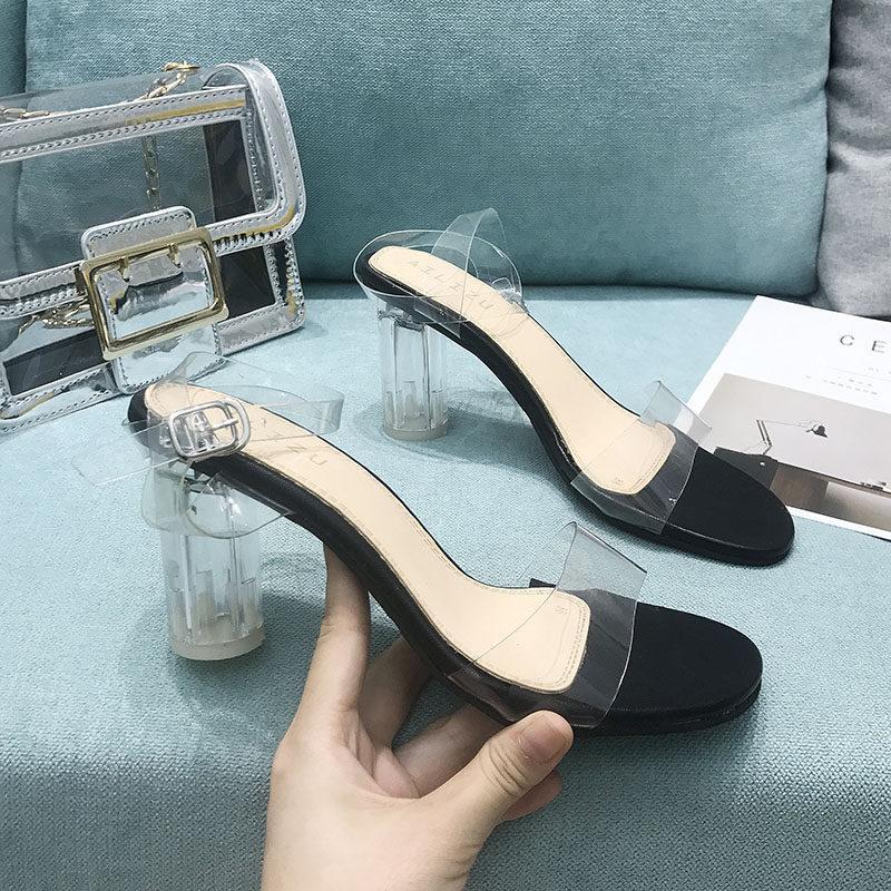 Transparent Clear Illusion Pump Heels