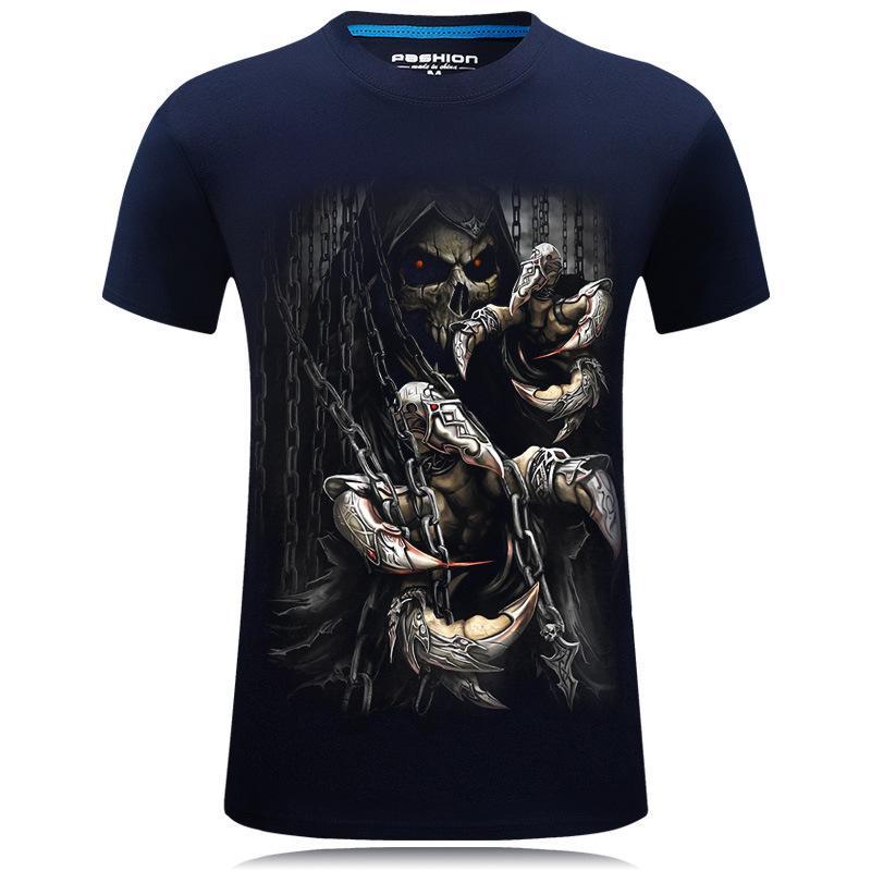 Camisa gráfica de mãos da morte