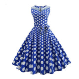 Tendências pop Polka Dot Print Dress