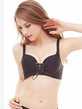 Corseted Ribbon Front Pushup Bra - Theone Apparel