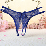 Crotchless Hip Strap Lace Panty - Theone Apparel
