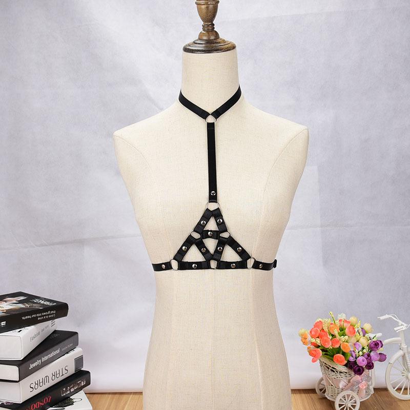 Exposed Love Bondage Body Harness-Black-Theone Apparel