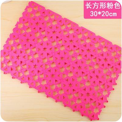 Extra Thick Nonslip Bubble Bath Mat-Pink-Theone Apparel