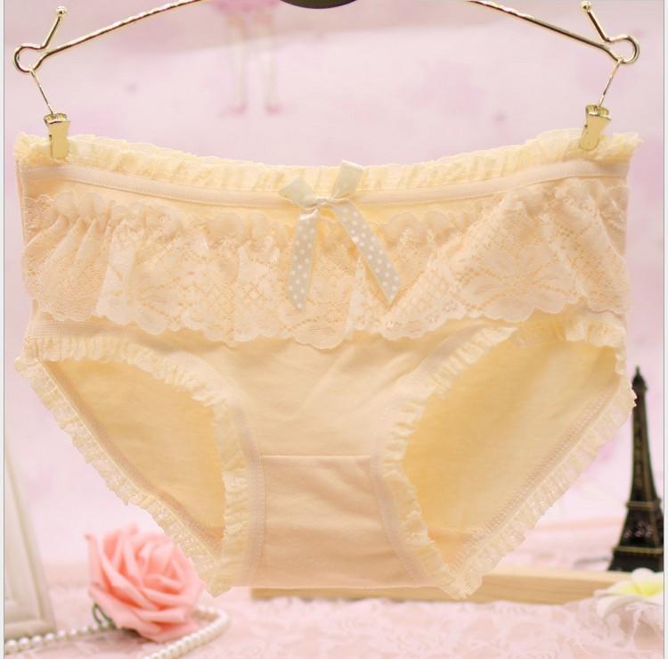 Girly Lace and Ruffles Bikini Panty - Theone Apparel