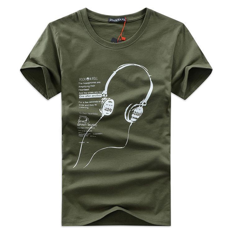 Muziek is een hoofdtelefoonshirt van het leven