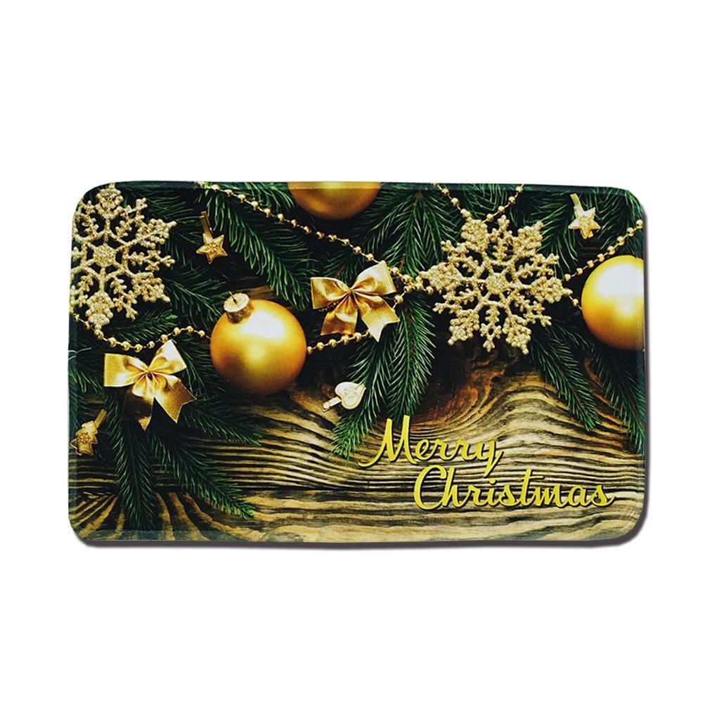 Holiday Cheer Christmas Greetings Door Mat-621-0054-S4-Theone Apparel