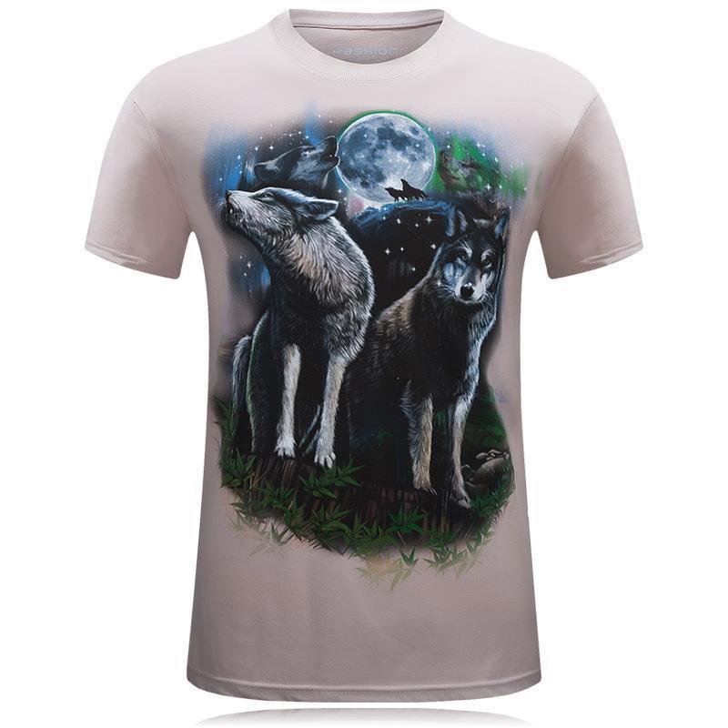 Howling Wolf Duo Scenery Shirt