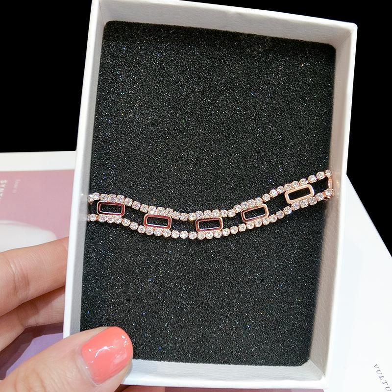 Inner Link Double Tennis Bracelet - Theone Apparel