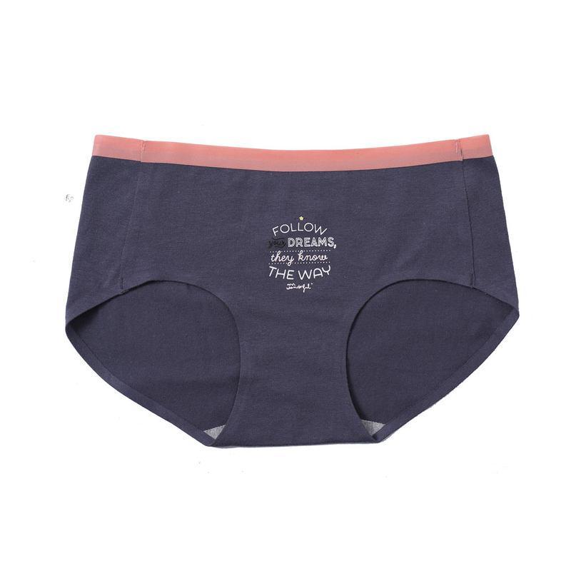 Inspirational Sayings High Brief Panty-Blue-Theone Apparel