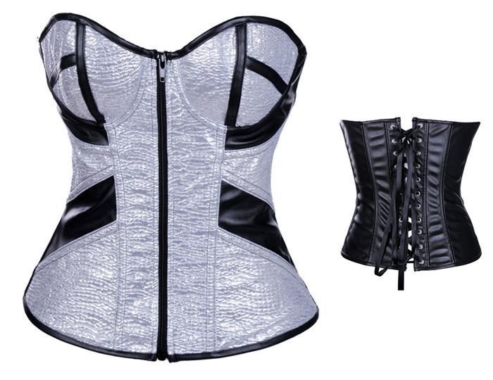 Lace Up Full Cup Corset Top - Theone Apparel